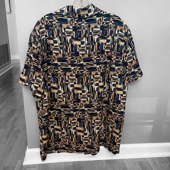 Men’s PacSun Button Down Print Shirt Size Medium NEW With Tag - Picture 2 of 6
